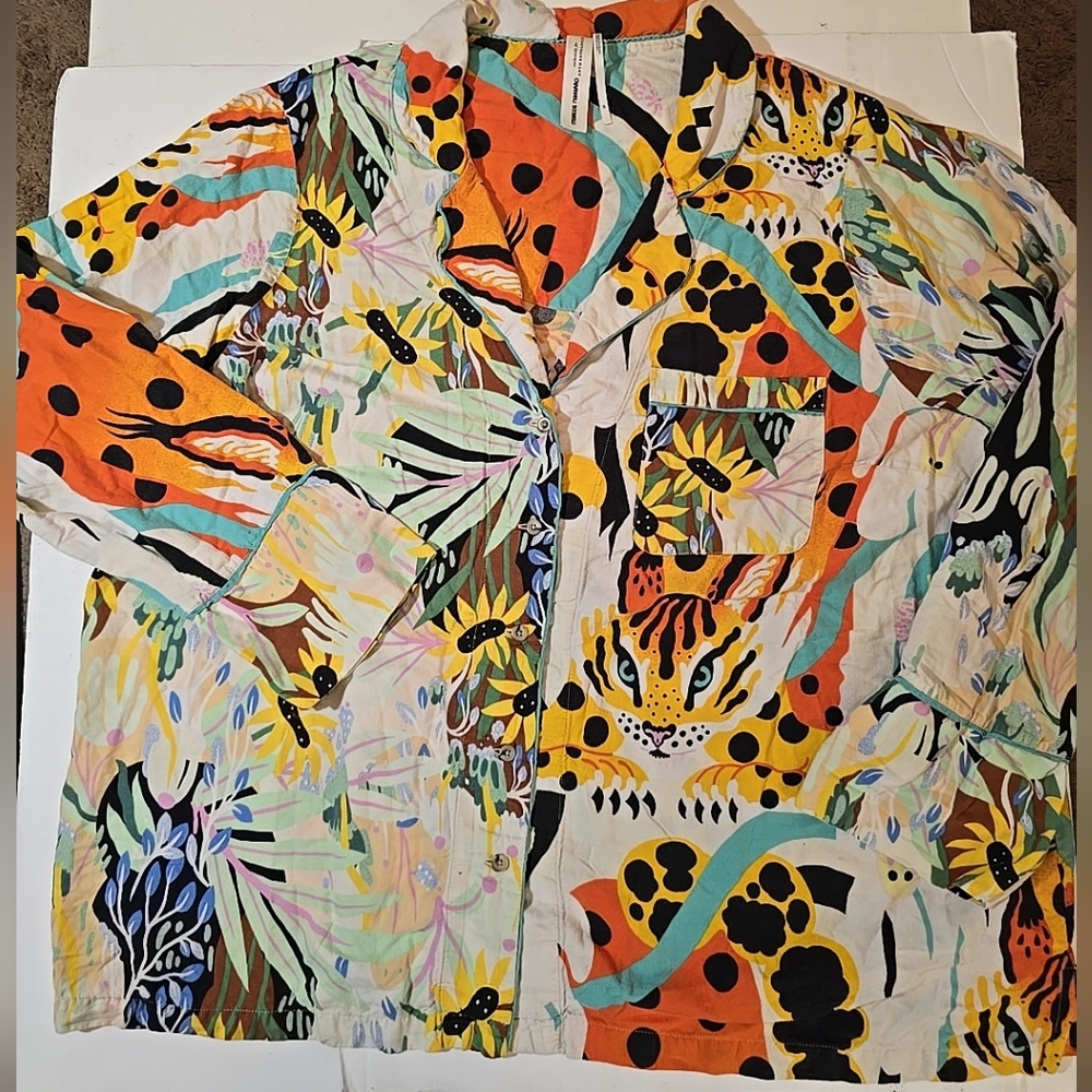 Marcos Navarro For Anthropologie "In The Wild" Womens Size 3XL Pajama Set